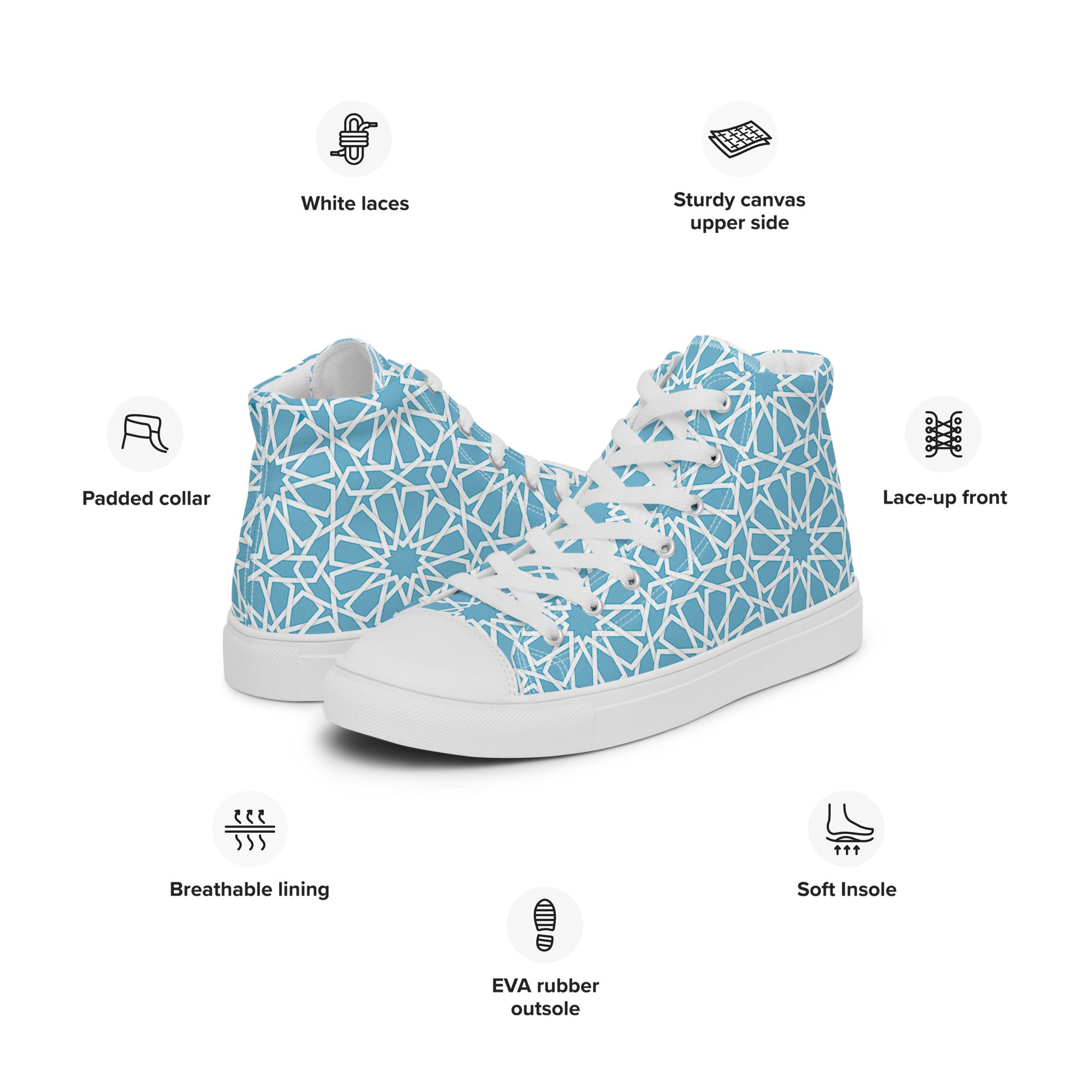 Prisimia Canvas Sneakers : Cool Geometric Comfort