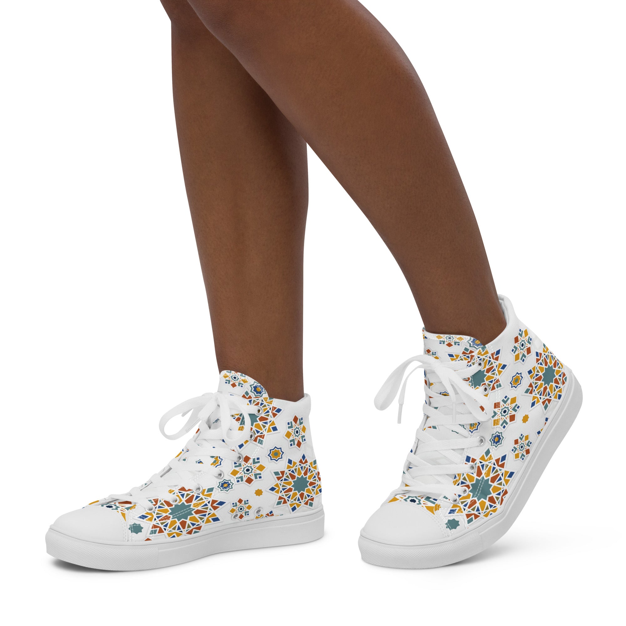 Prisimia Canvas Sneakers : Dynamic Mosaic of Colors