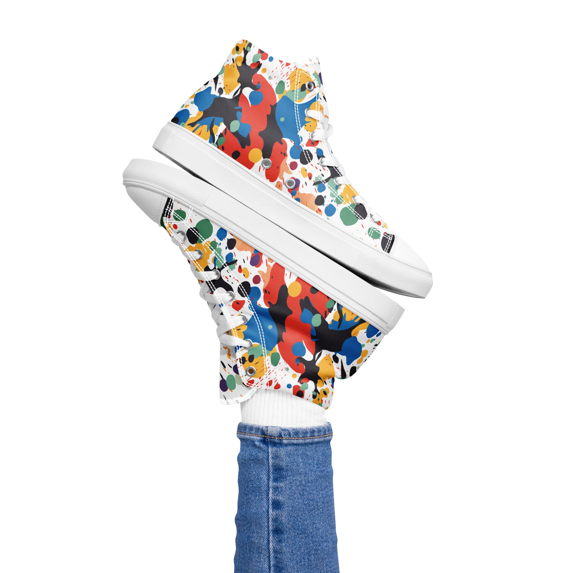 Prisimia Canvas Sneakers : Explosive Artistic Energy