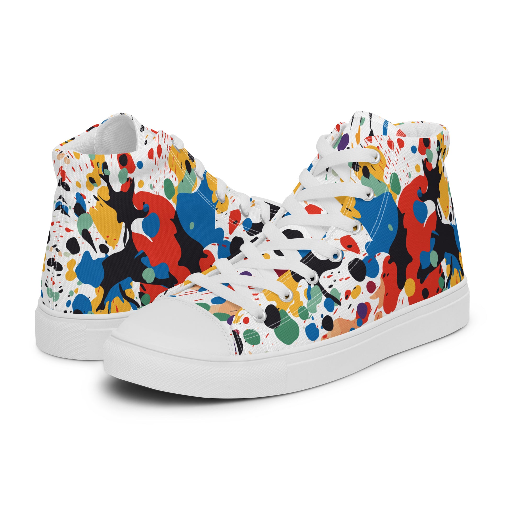 Prisimia Canvas Sneakers : Explosive Artistic Energy