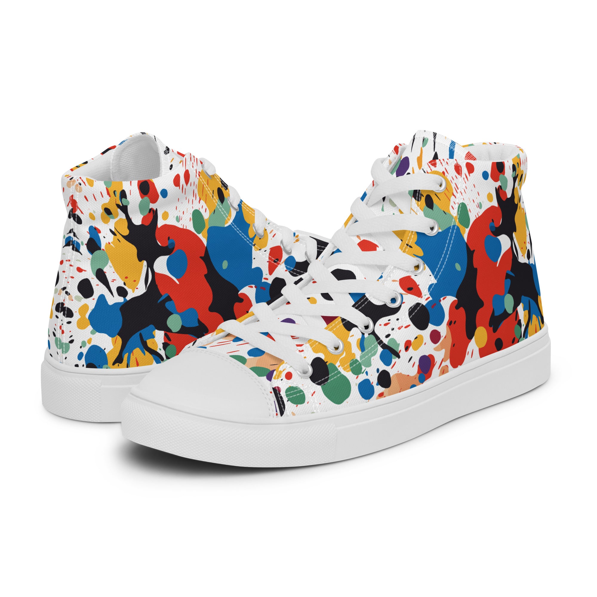 Prisimia Canvas Sneakers : Explosive Artistic Energy
