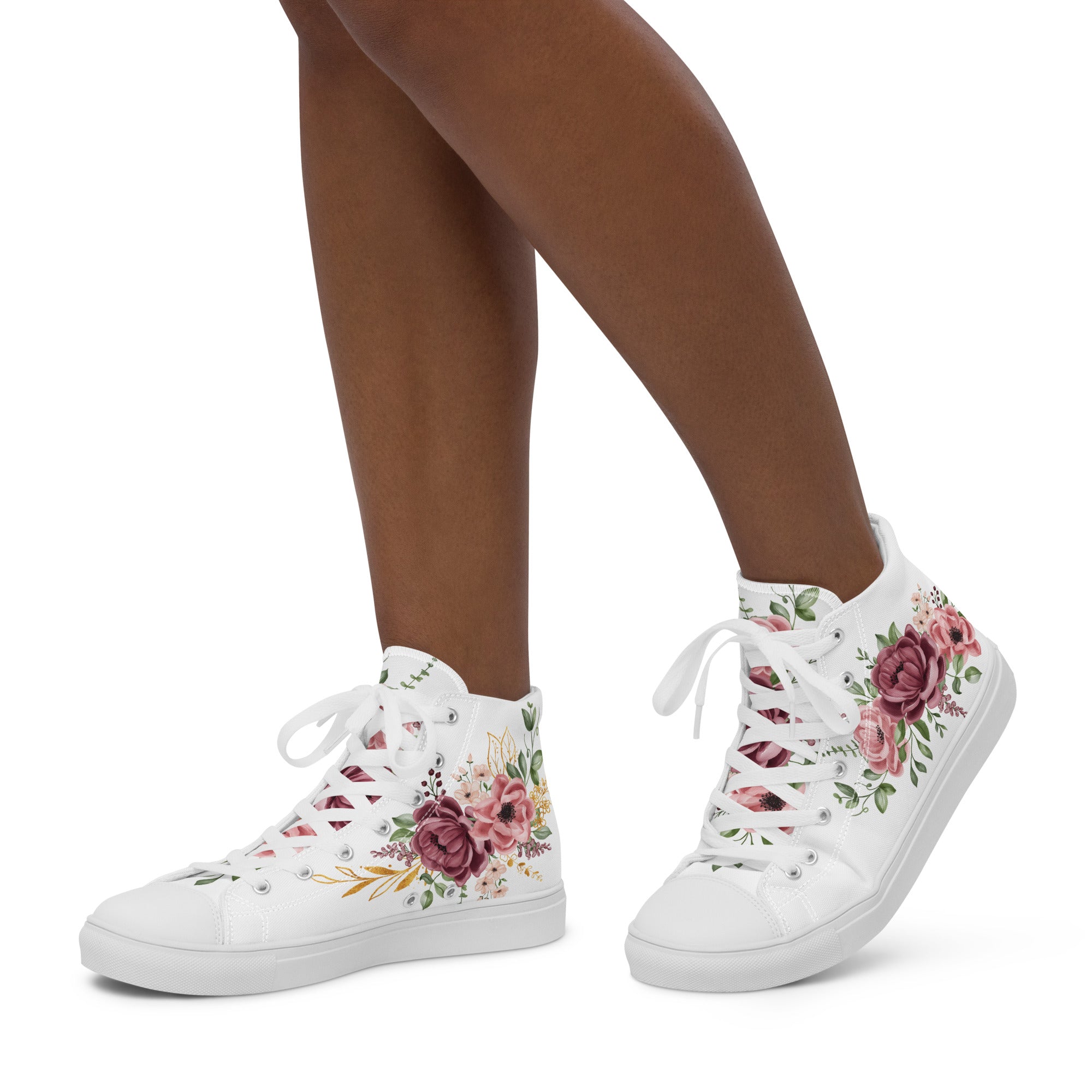 Prisimia Canvas Sneakers : Romantic Floral Masterpiece