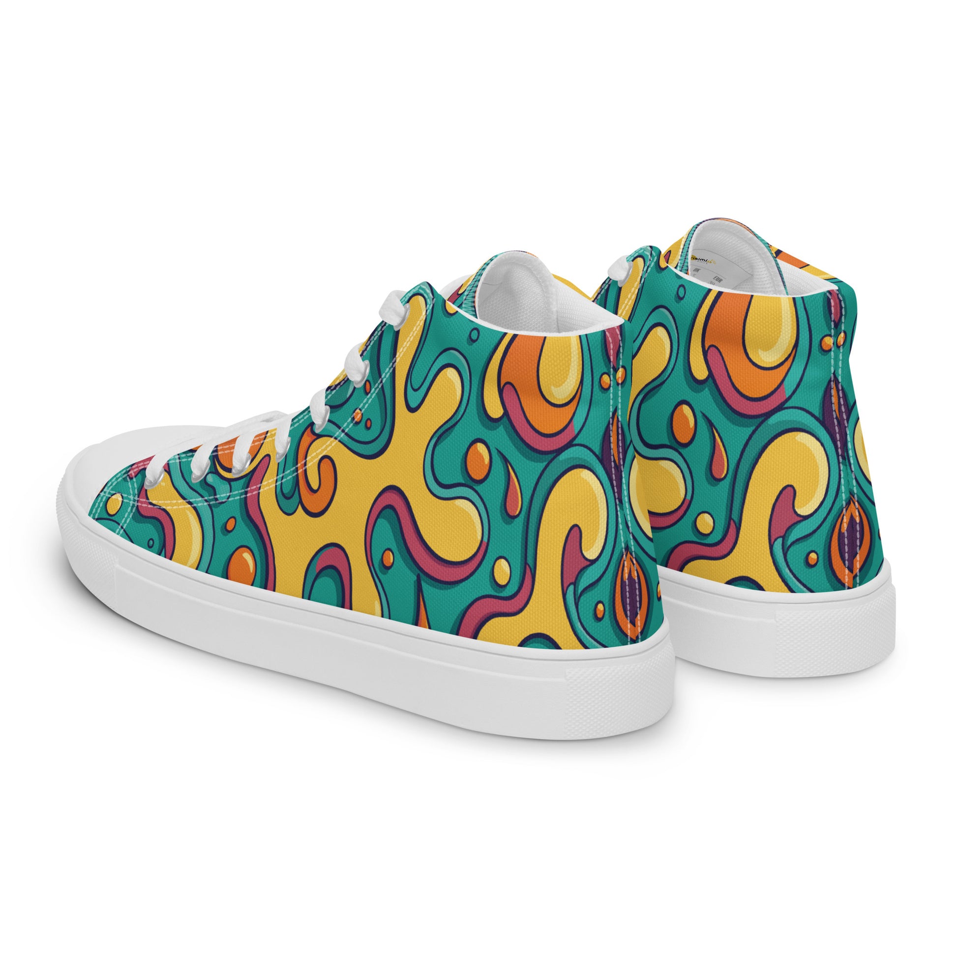 Prisimia Canvas Sneakers : Bold Modern Art Statement