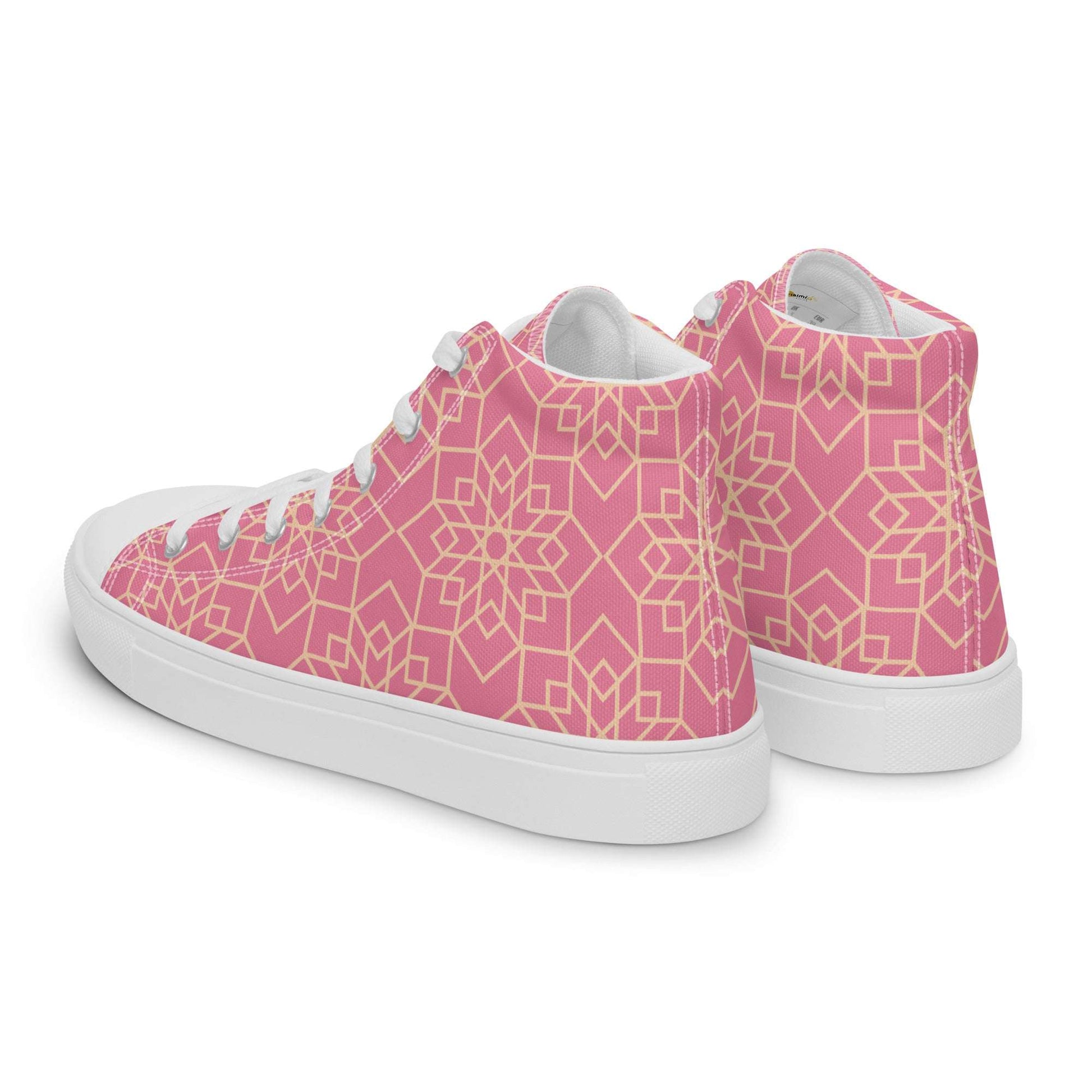 Prisimia Canvas Sneakers : Feminine Architectural Flair