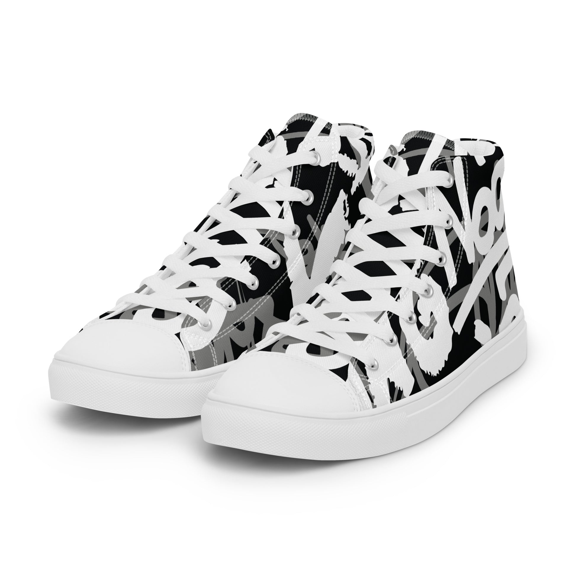 Prisimia Canvas Sneakers : Urban Graphic Lettering