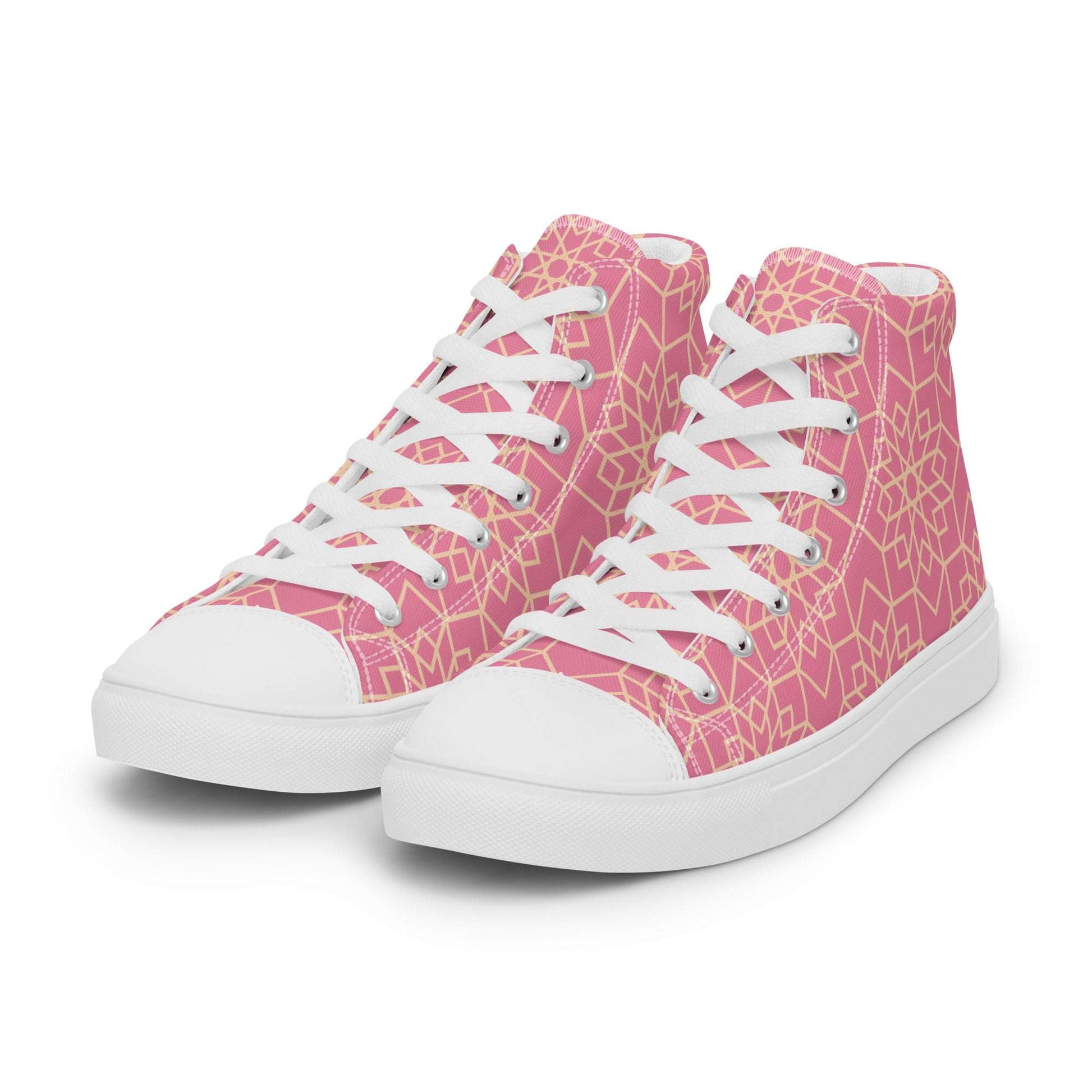 Prisimia Canvas Sneakers : Feminine Architectural Flair