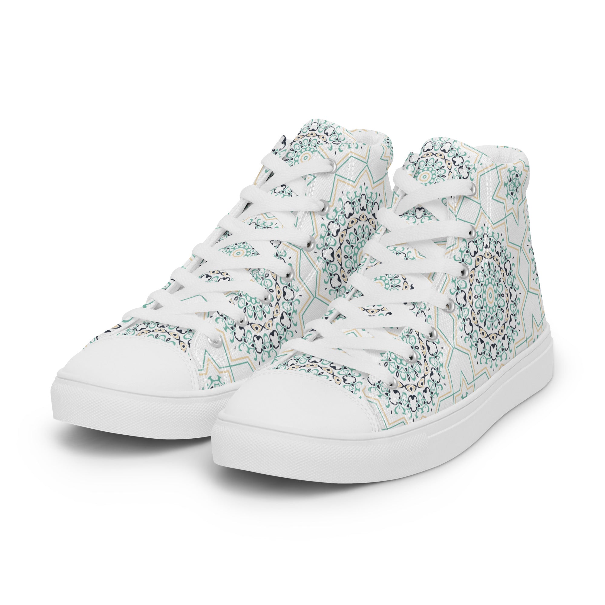 Prisimia Canvas Sneakers : Intricate Earthy Charm