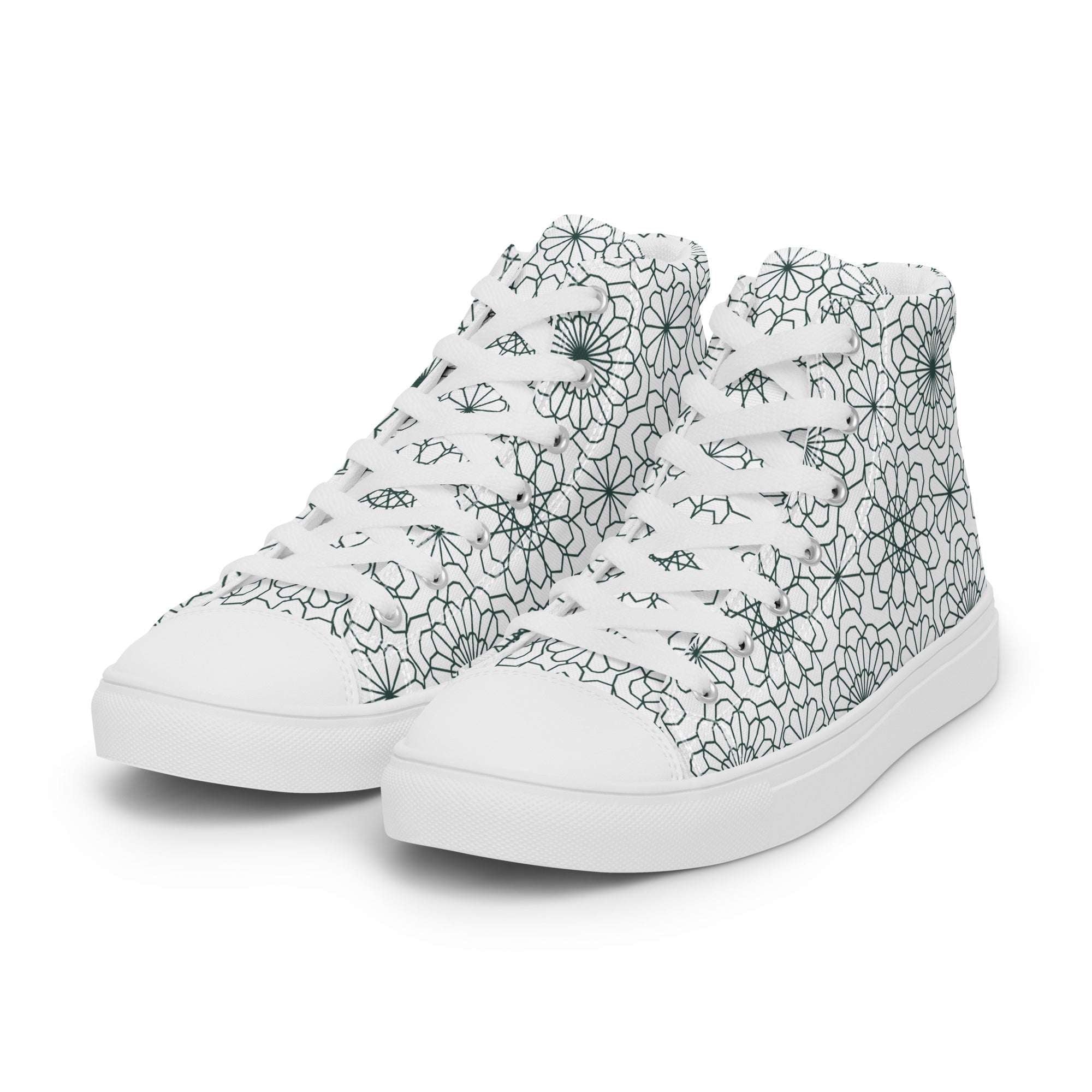 Prisimia Canvas Sneakers : Sunny Geometric Delight