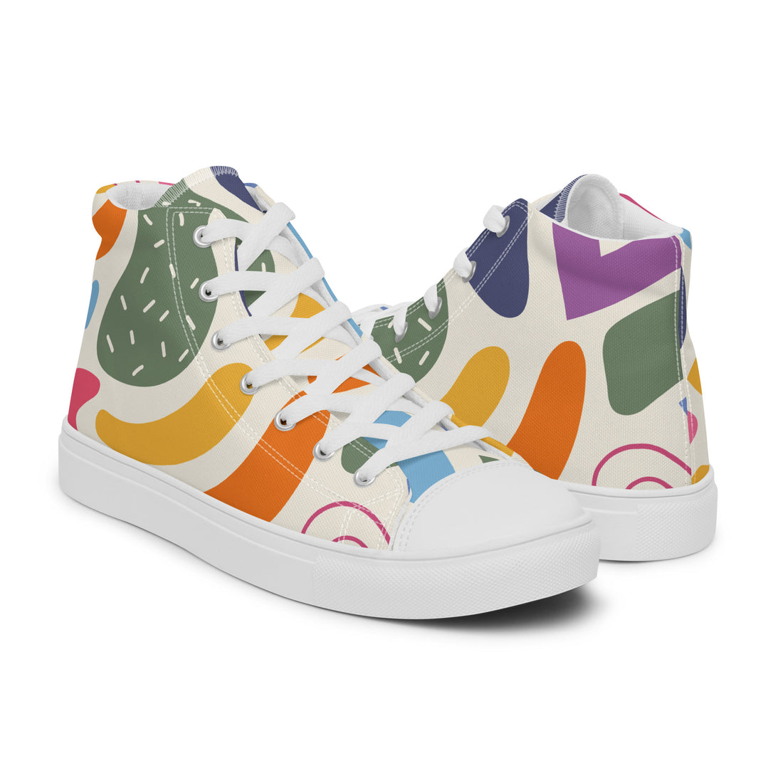 Prisimia Canvas Sneakers: Timeless Scroll Elegance