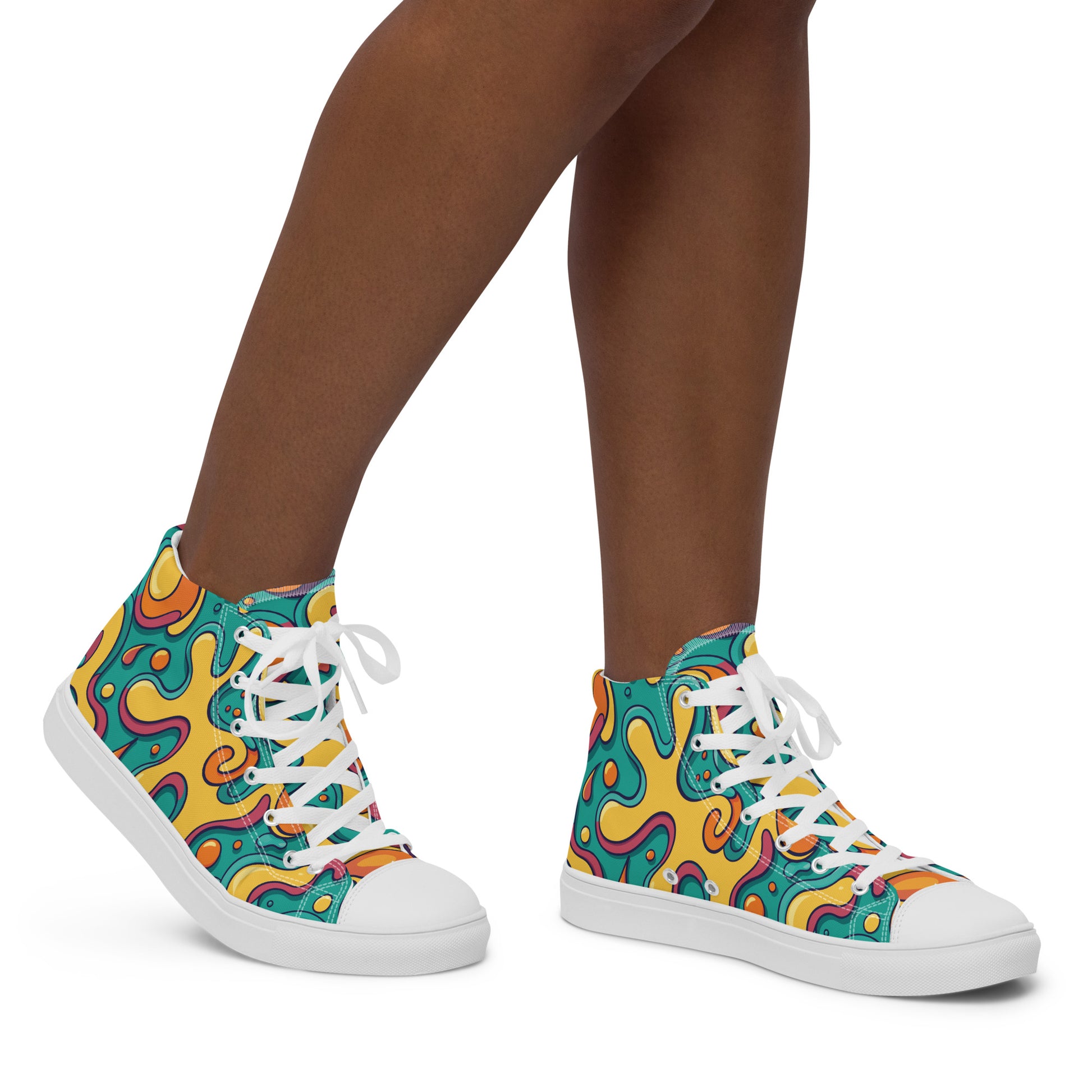 Prisimia Canvas Sneakers : Bold Modern Art Statement