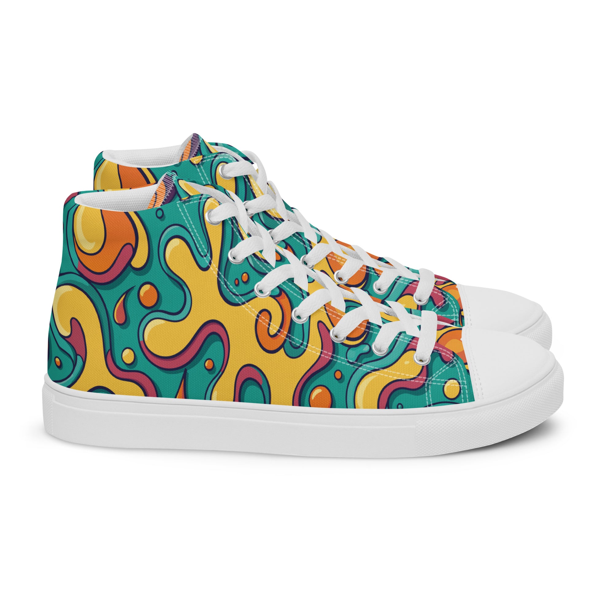 Prisimia Canvas Sneakers : Bold Modern Art Statement