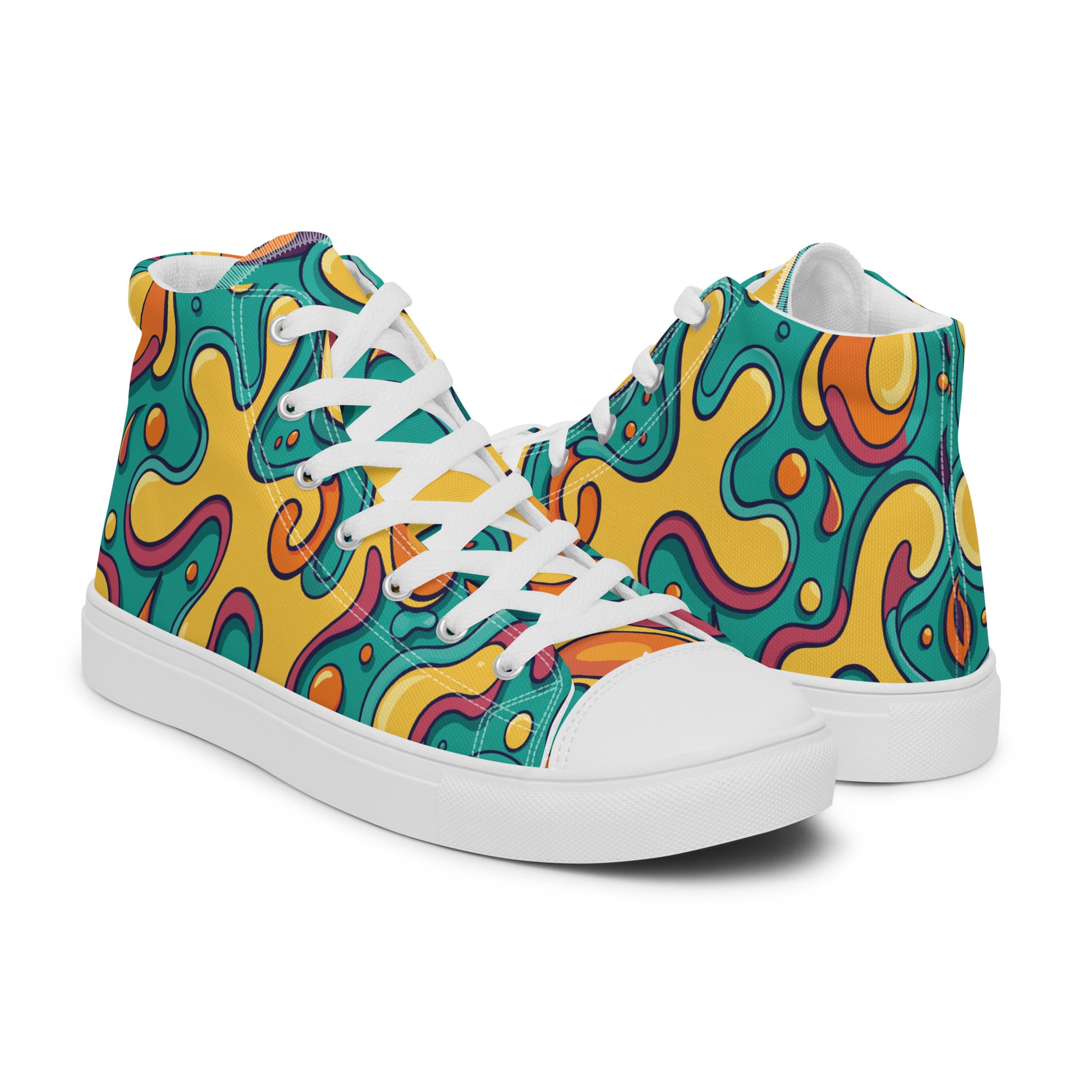 Prisimia Canvas Sneakers : Bold Modern Art Statement