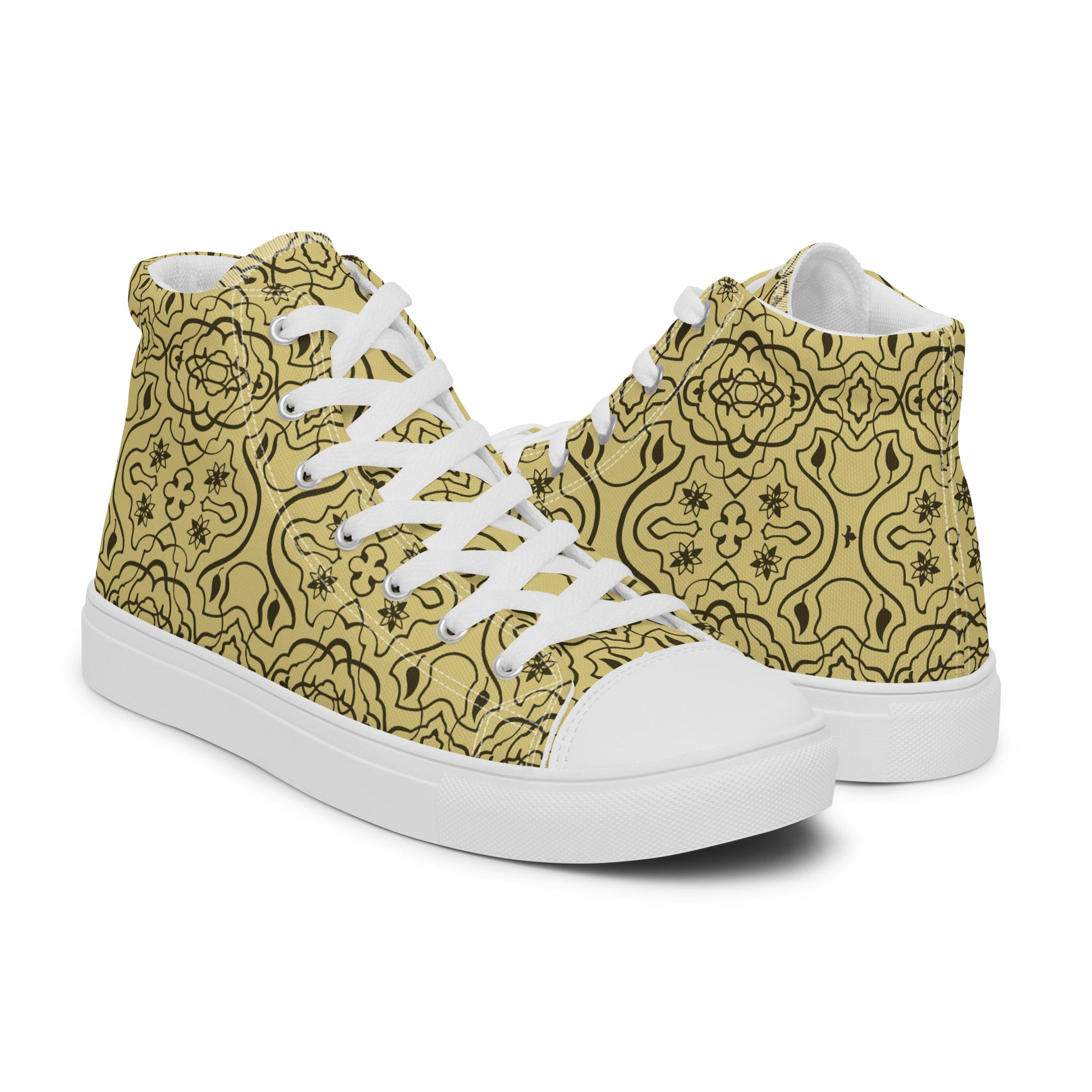 Prisimia Canvas Sneakers : Timeless Floral Artistry