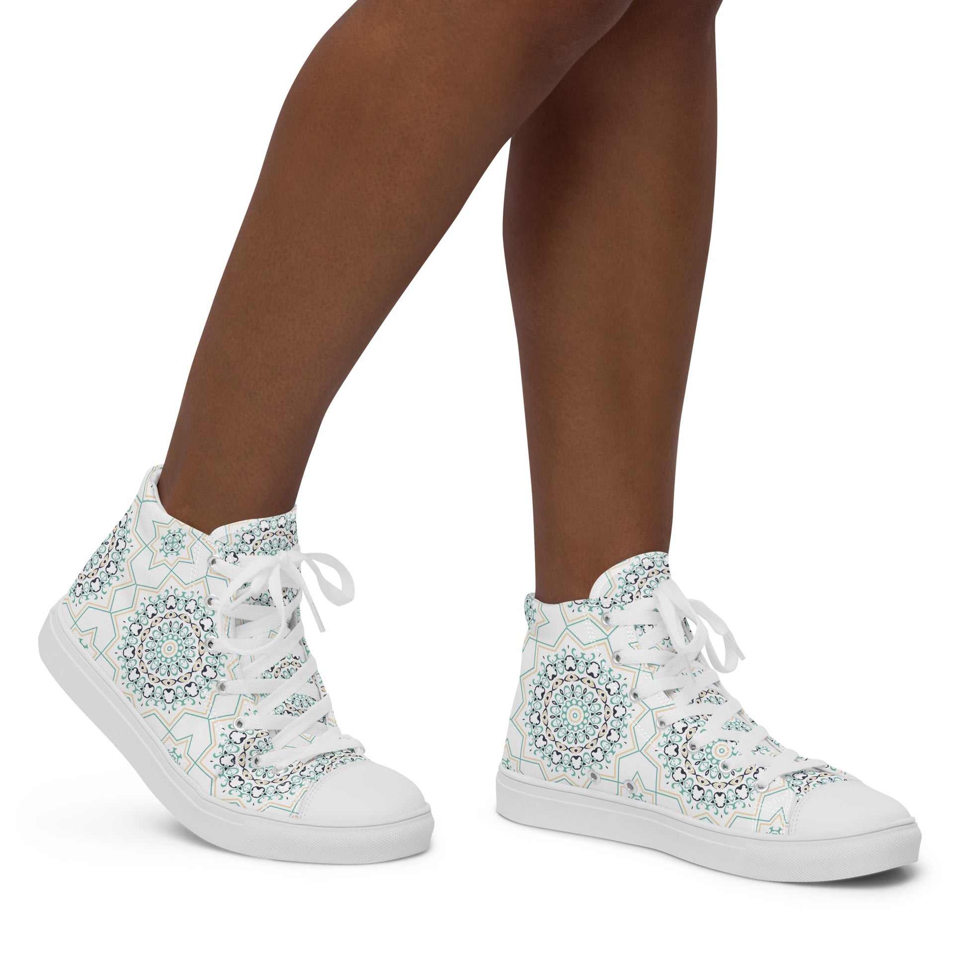 Prisimia Canvas Sneakers : Vibrant Moroccan Mosaic