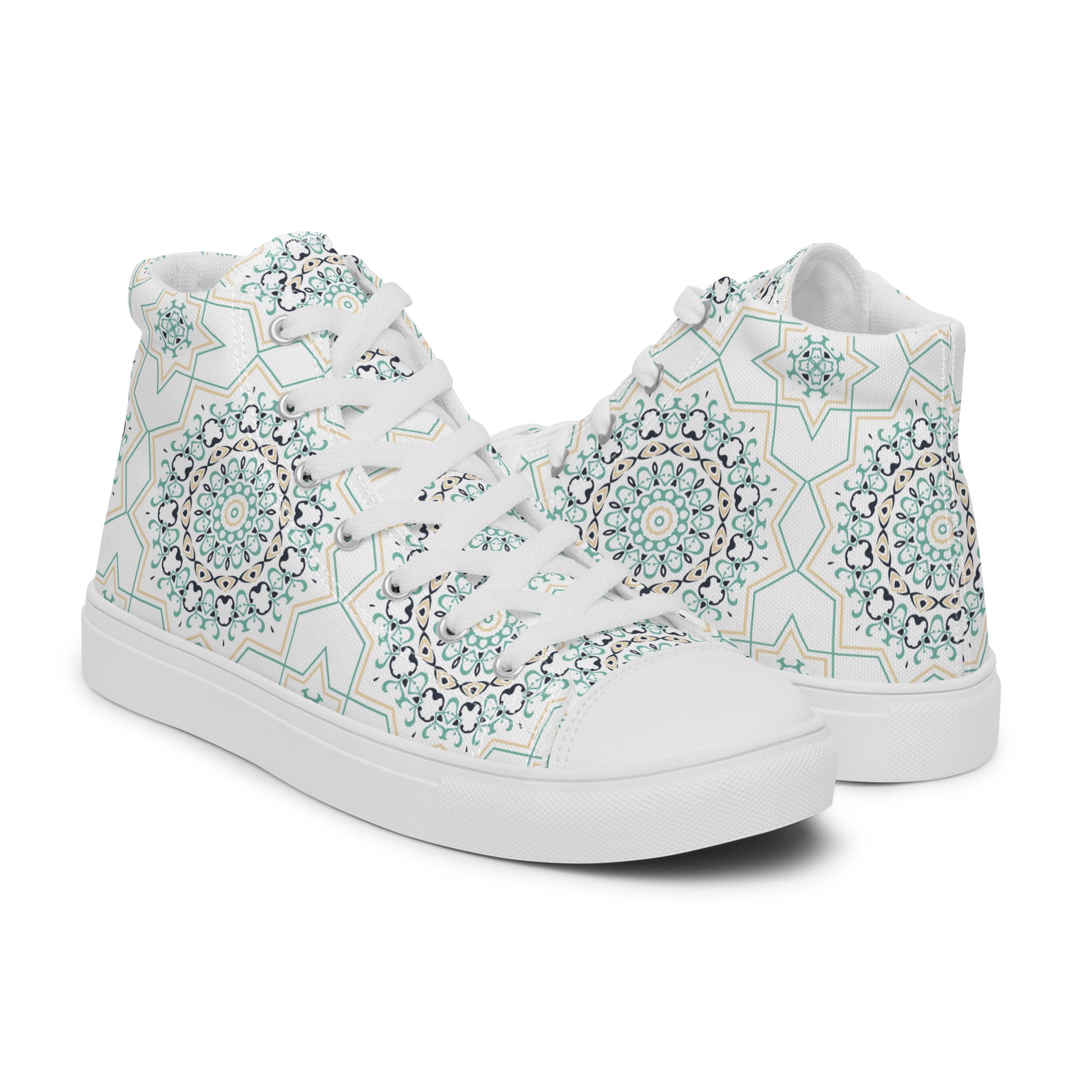 Prisimia Canvas Sneakers : Vibrant Moroccan Mosaic