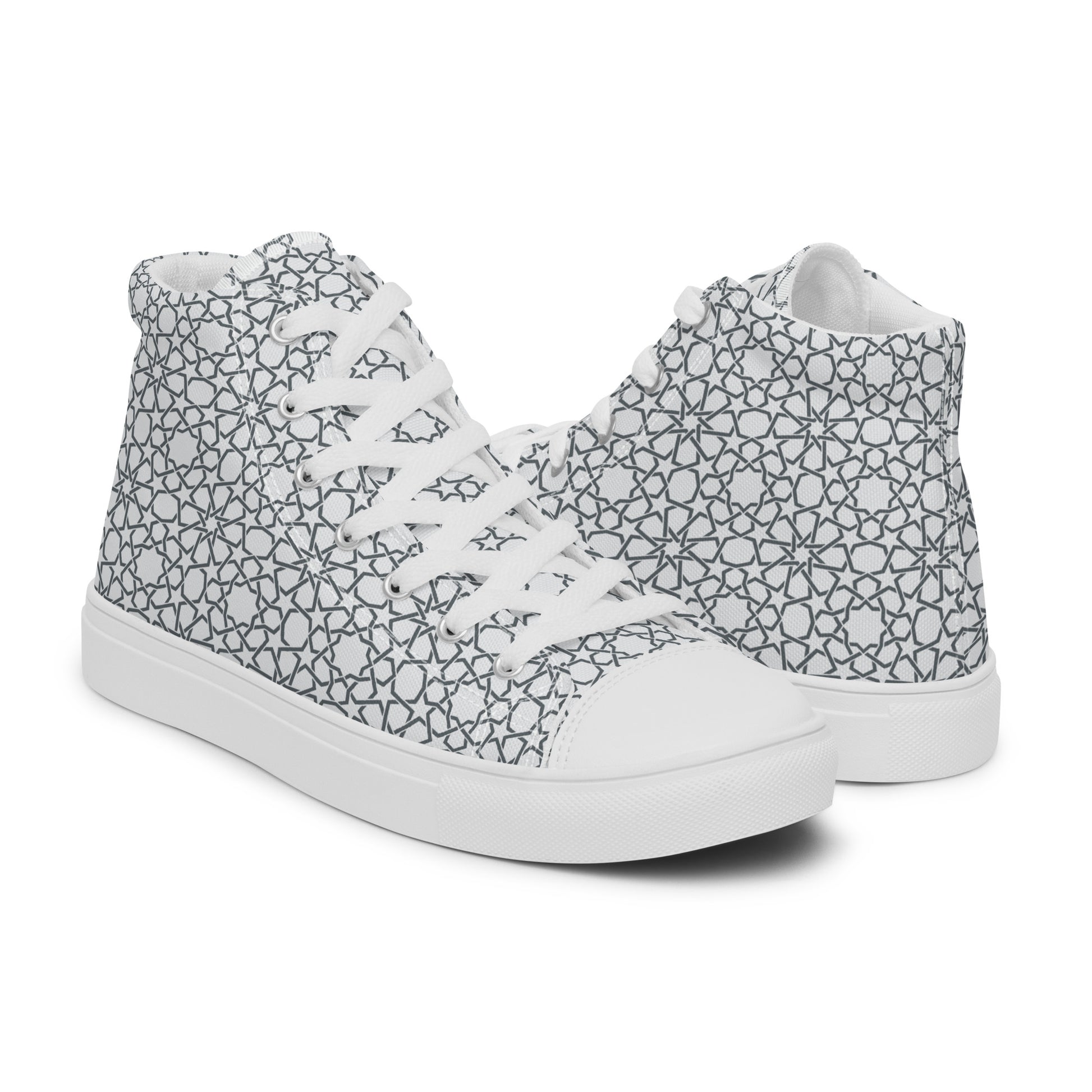 Prisimia Canvas Sneakers : Abstract Structural Elegance