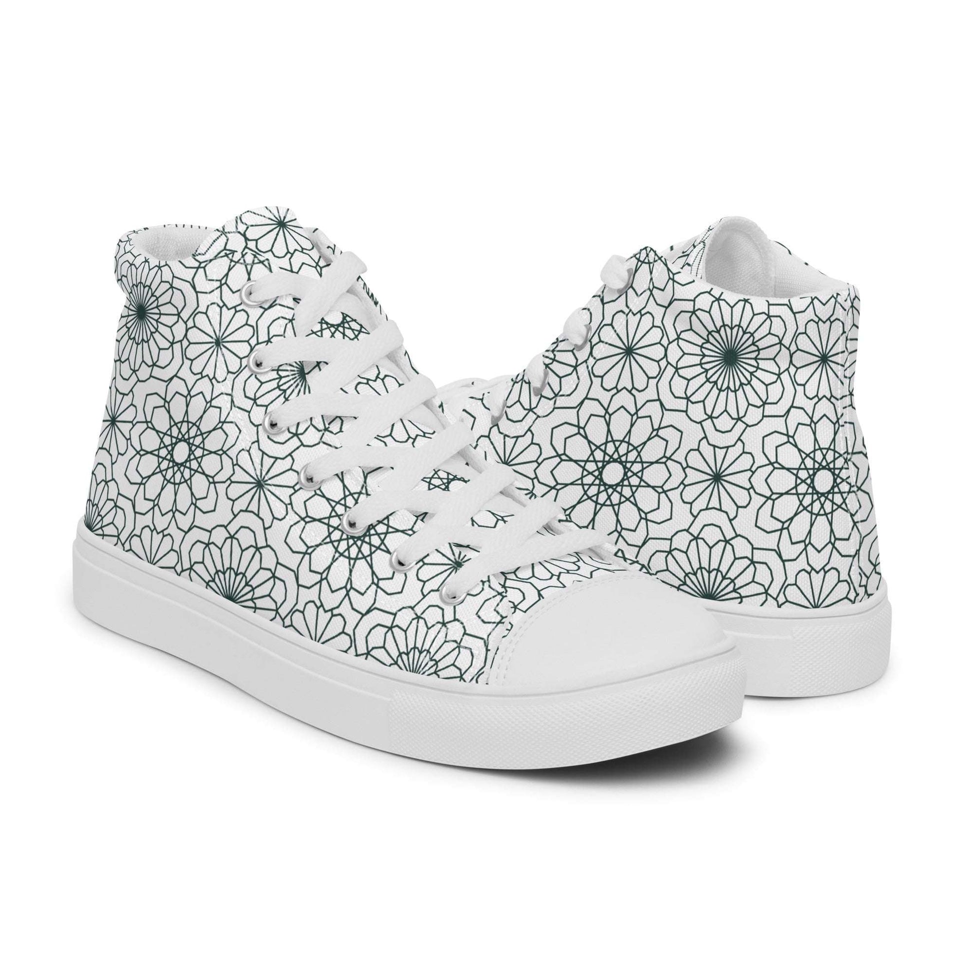 Prisimia Canvas Sneakers : Sunny Geometric Delight