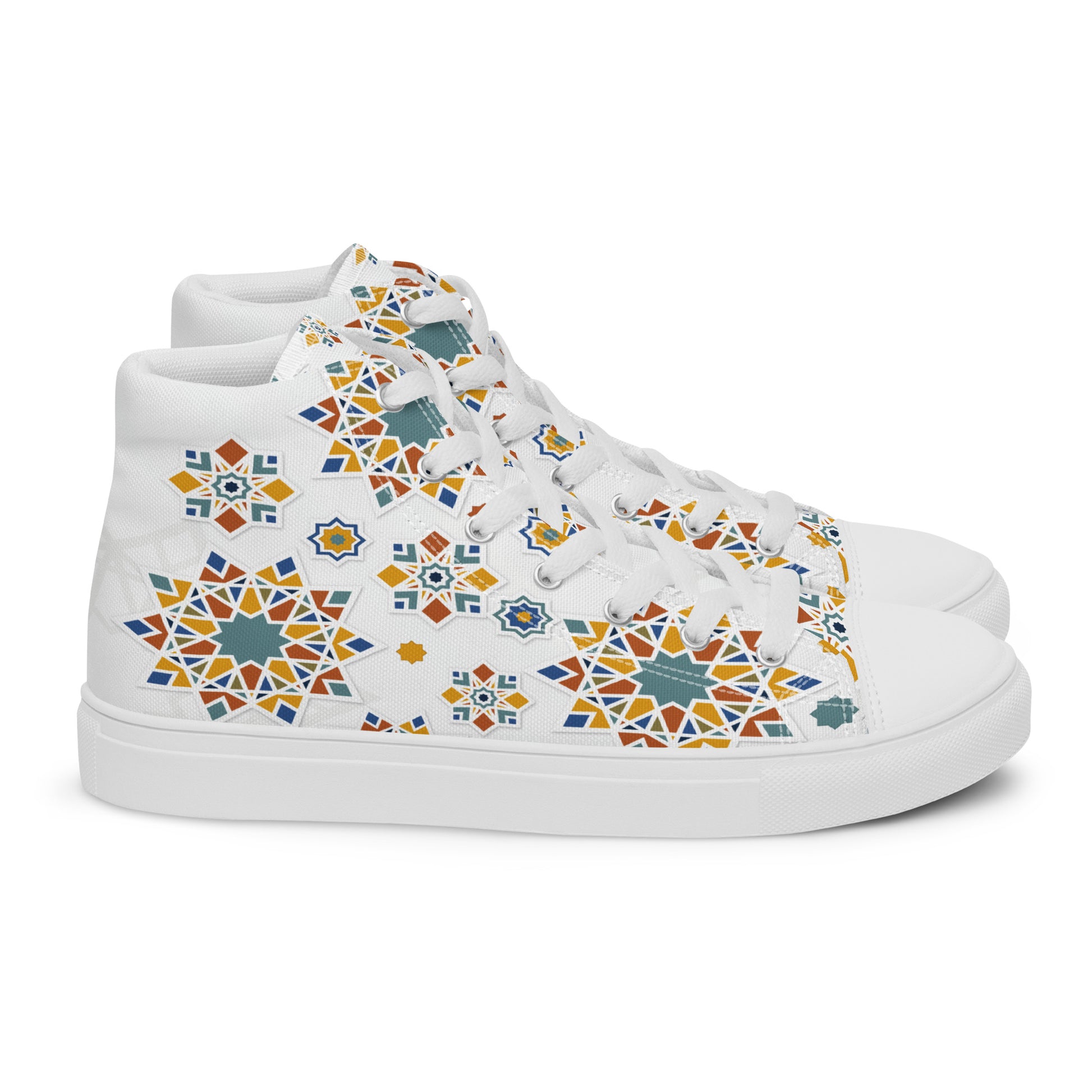 Prisimia Canvas Sneakers : Dynamic Mosaic of Colors