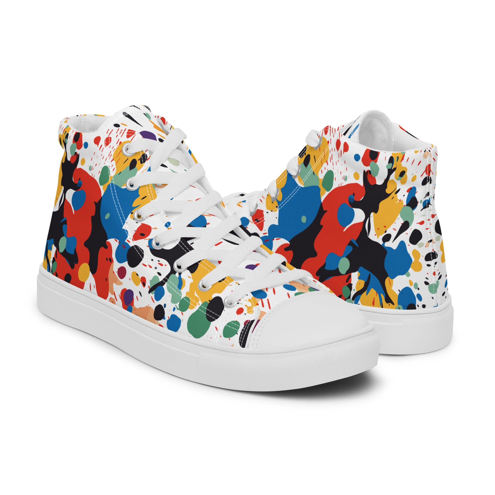 Prisimia Canvas Sneakers : Explosive Artistic Energy