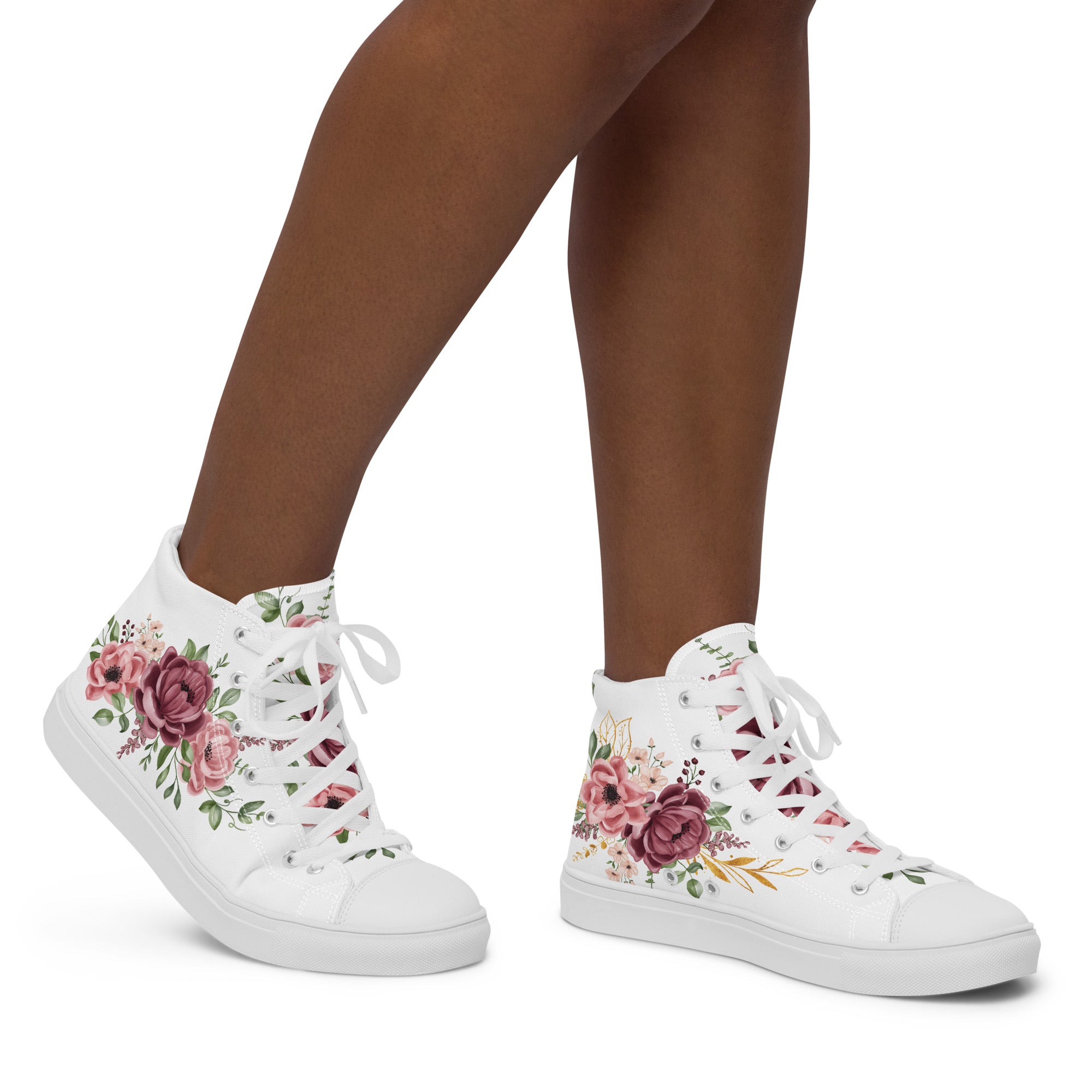 Prisimia Canvas Sneakers : Romantic Floral Masterpiece