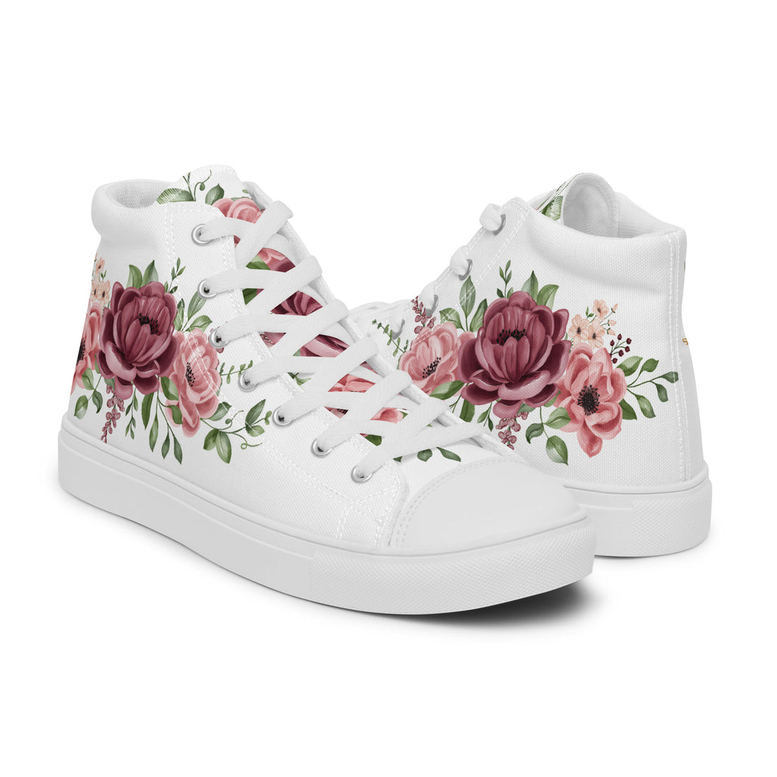 Prisimia Canvas Sneakers : Romantic Floral Masterpiece