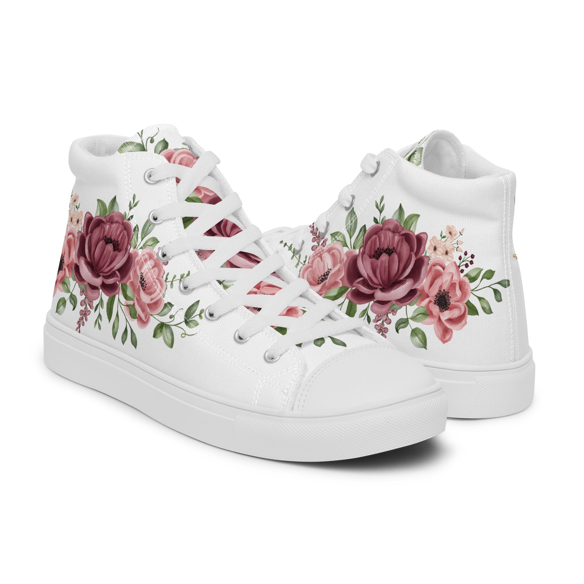 Prisimia Canvas Sneakers : Romantic Floral Masterpiece