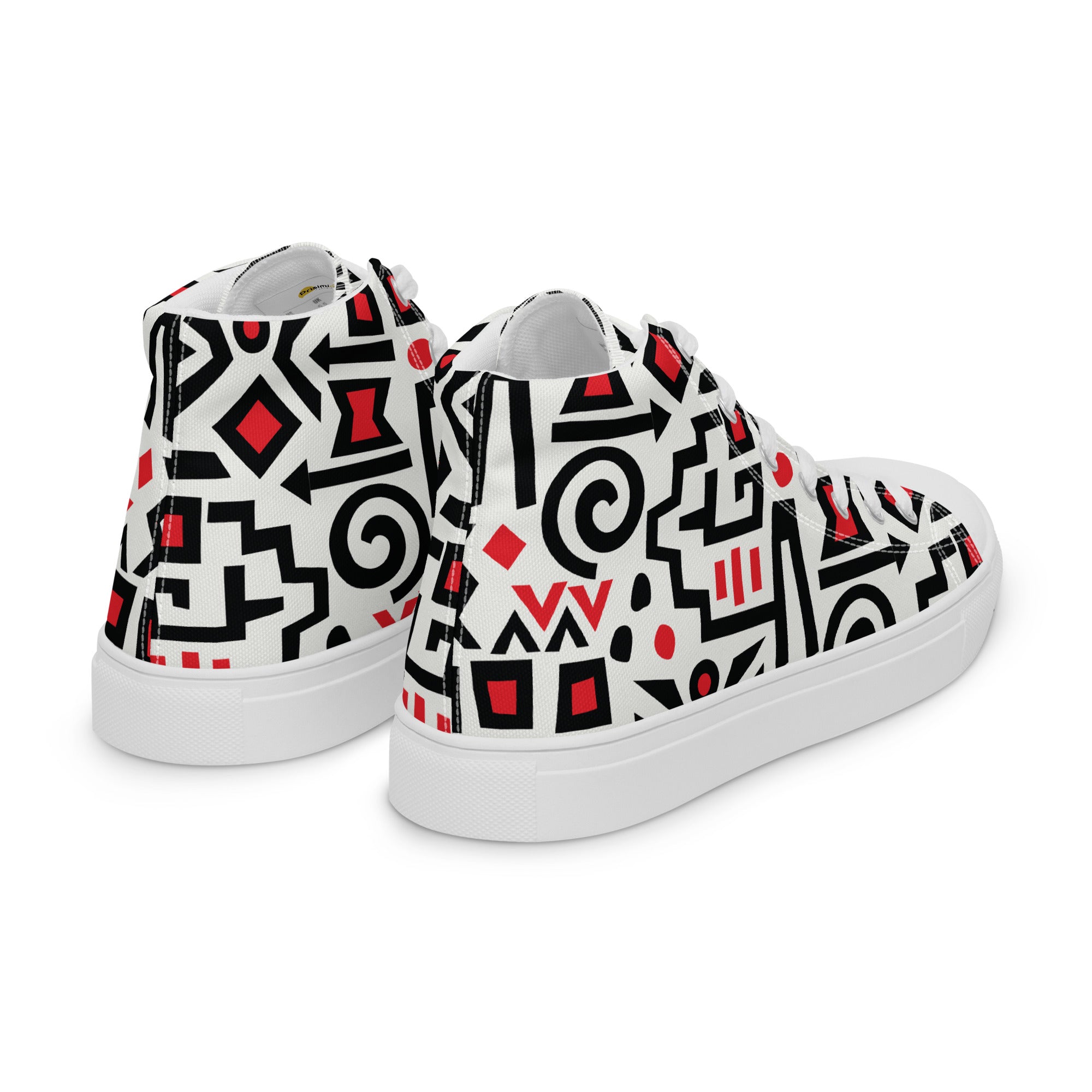 Prisimia Canvas Sneakers : Graphic Two-Tone Versatility