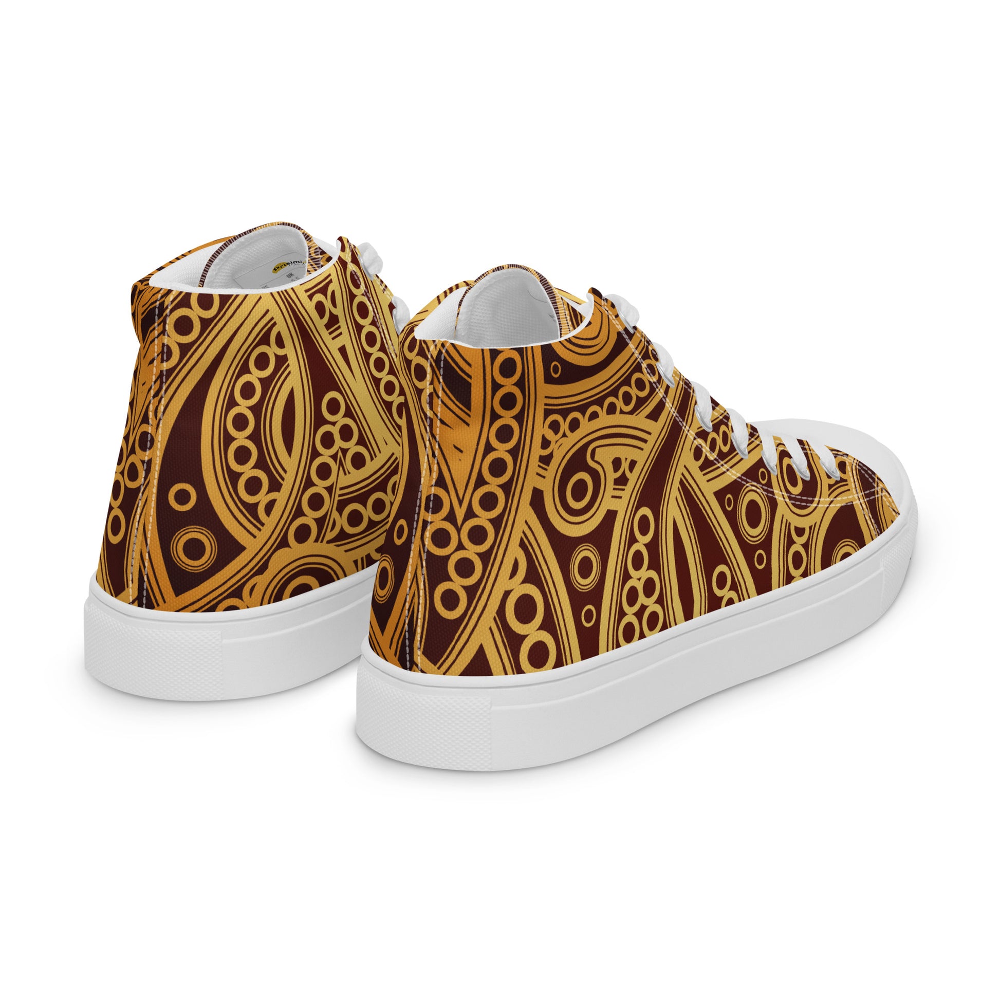 Prisimia Canvas Sneakers: Crisp Geometric Style