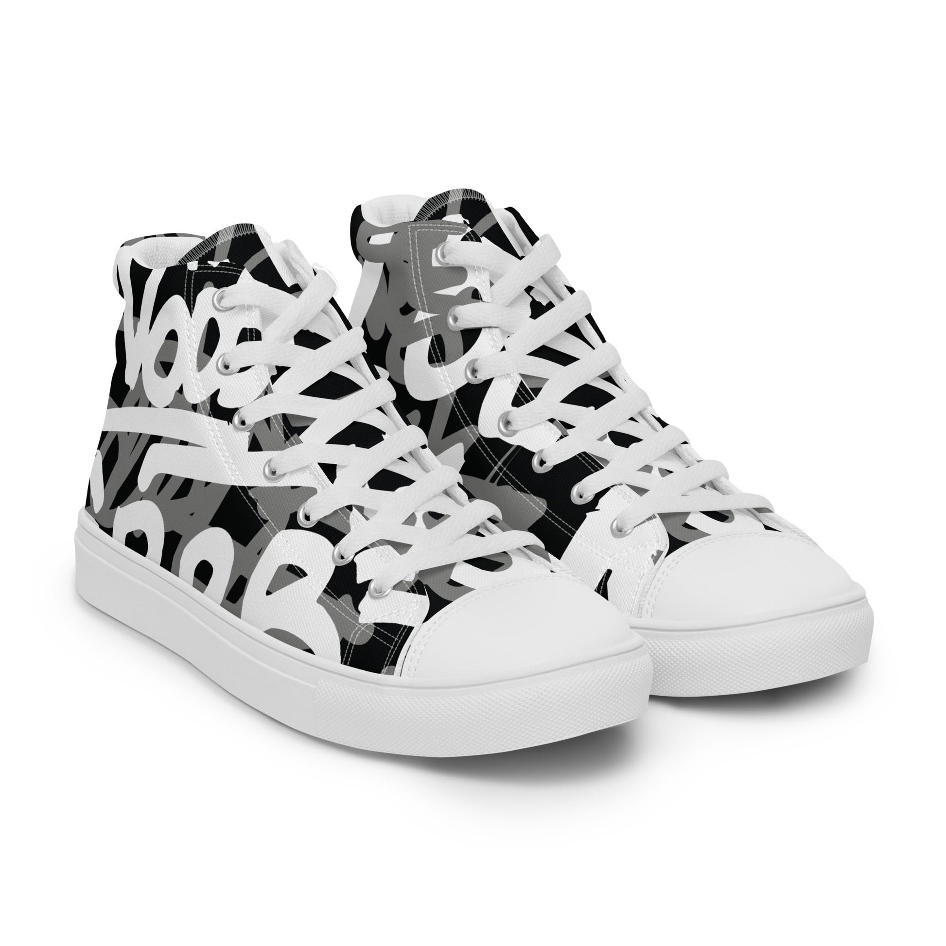 Prisimia Canvas Sneakers : Urban Graphic Lettering