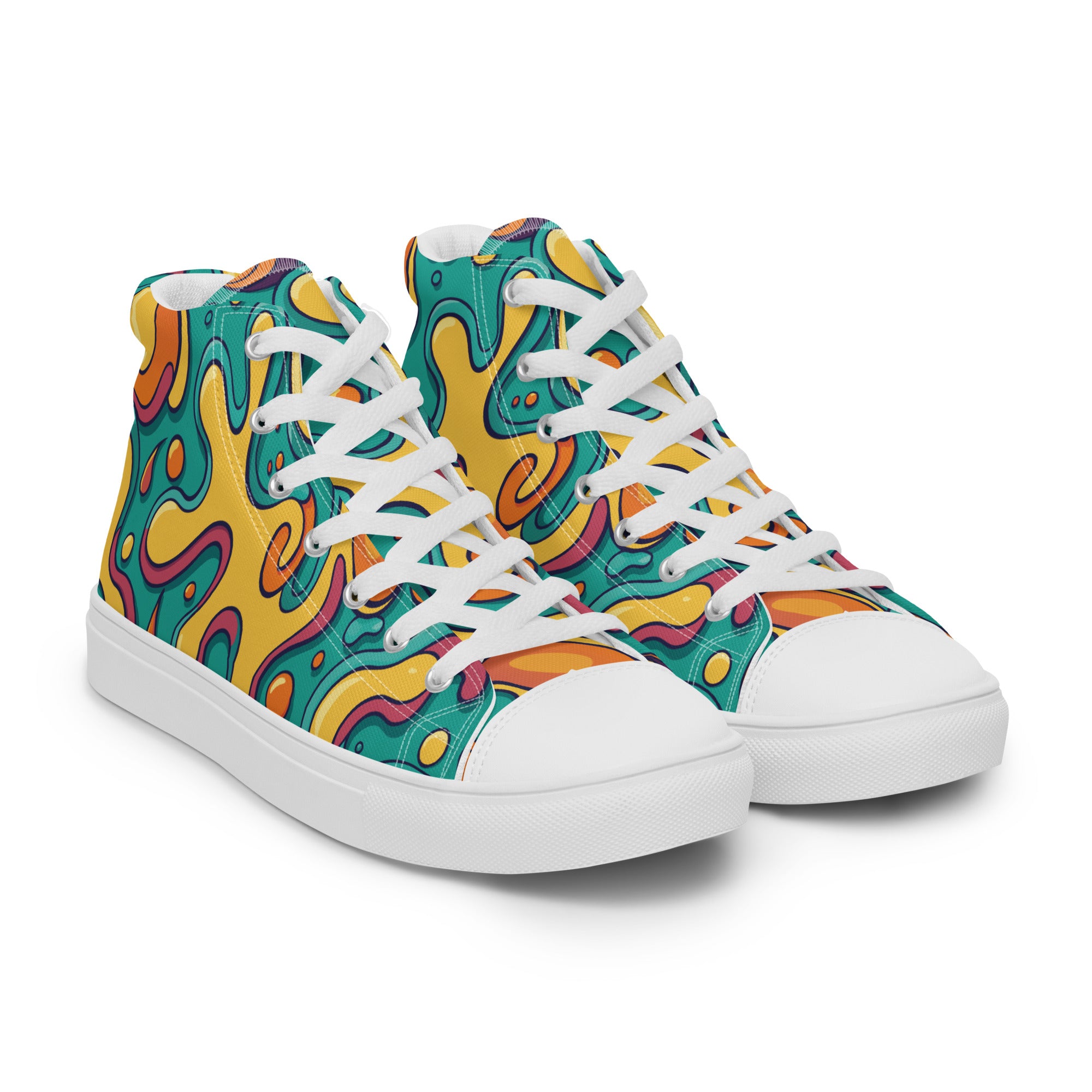 Prisimia Canvas Sneakers : Bold Modern Art Statement