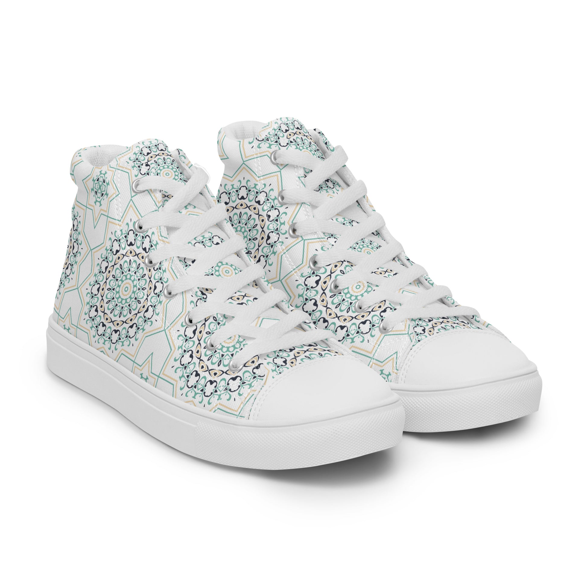 Prisimia Canvas Sneakers : Vibrant Moroccan Mosaic
